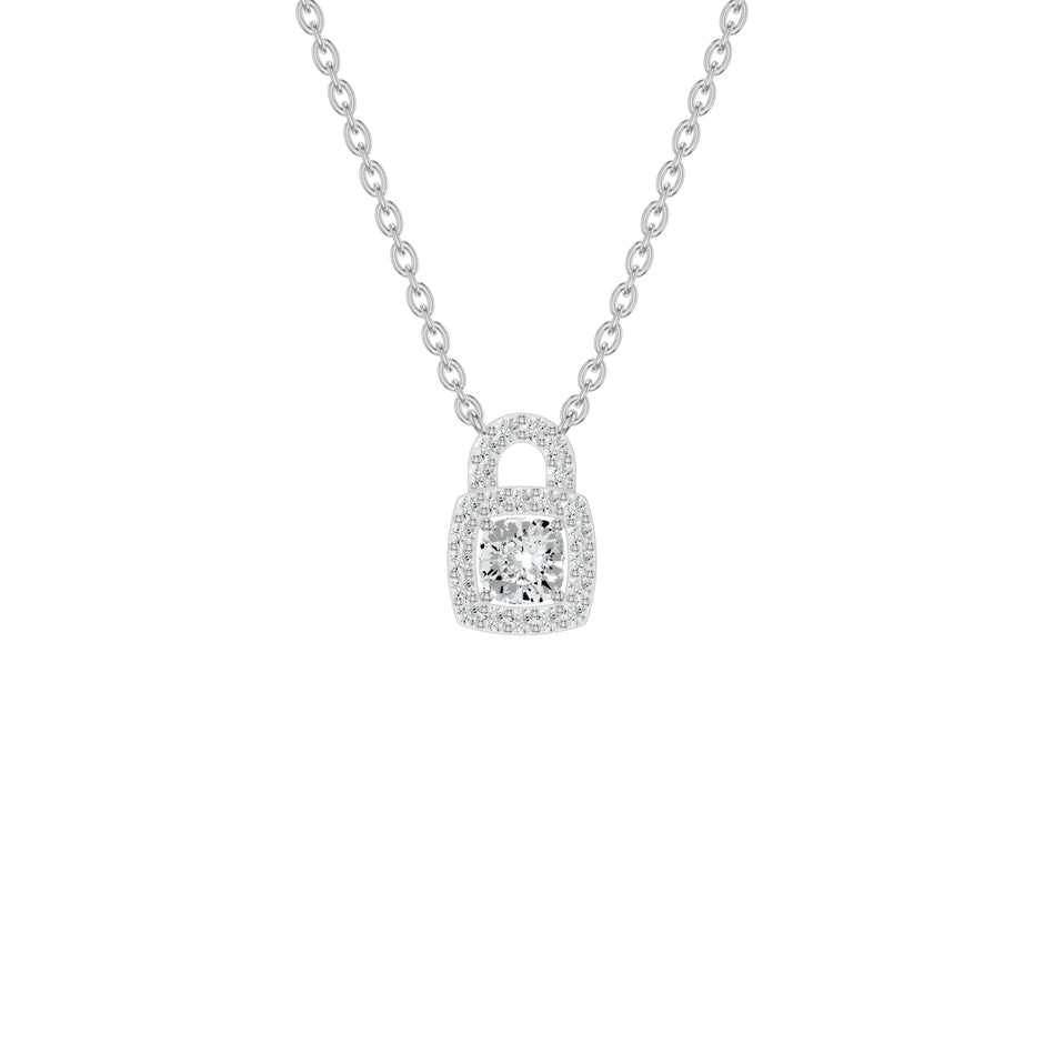 NJ-NLCP19009 18 KT / White Gold