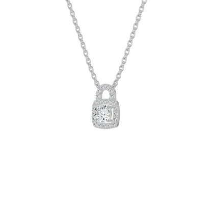 NJ-NLCP19009 18 KT / White Gold