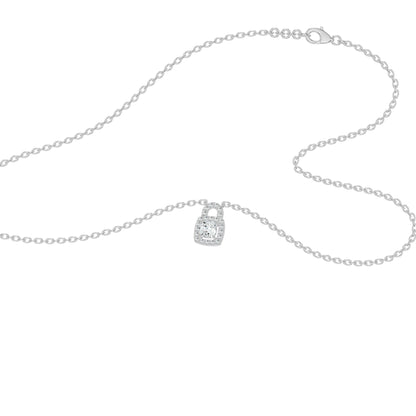 NJ-NLCP19009 18 KT / White Gold