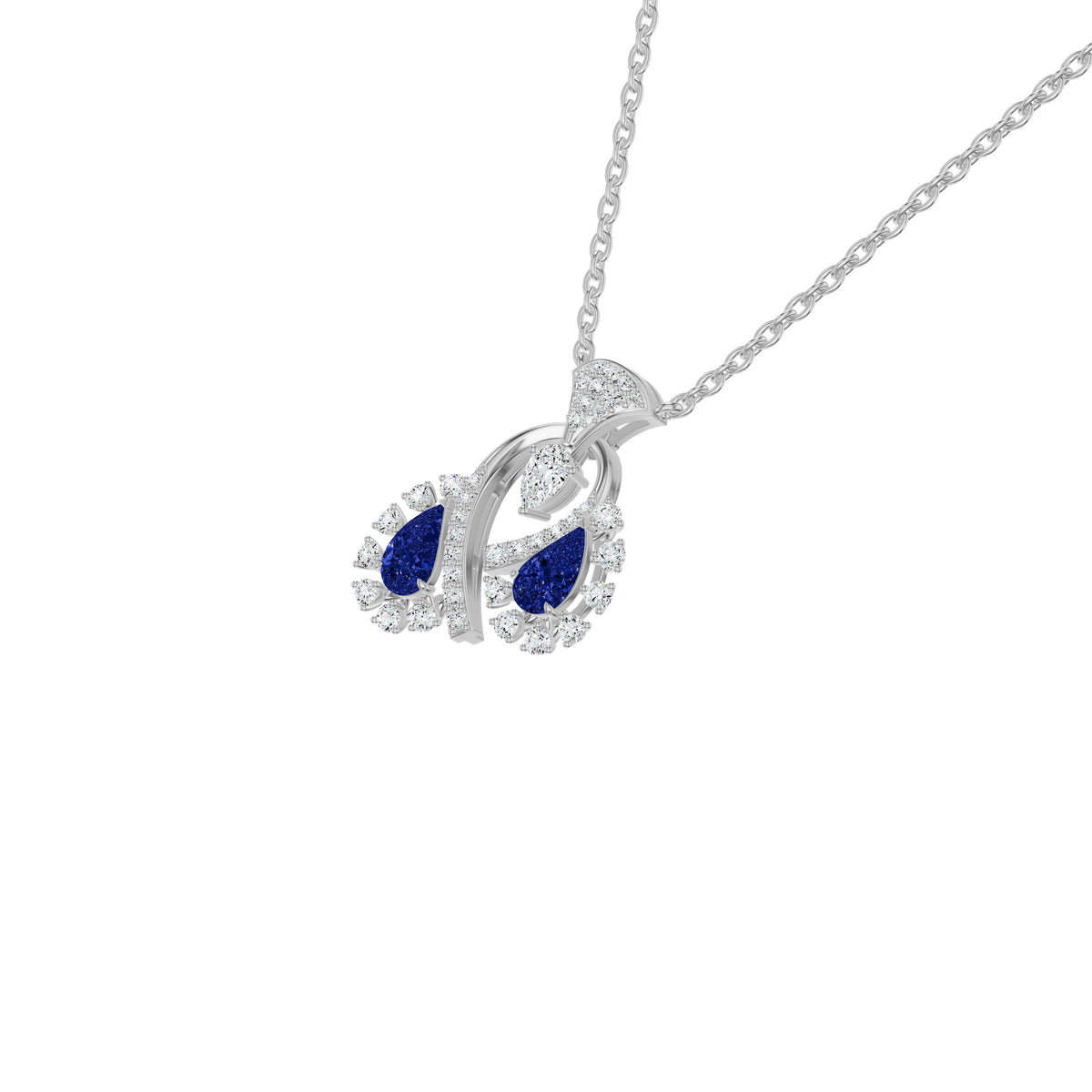 NJ-NLCP21405 18 KT / White Gold