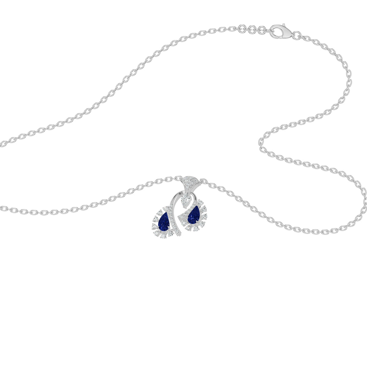 NJ-NLCP21405 18 KT / White Gold