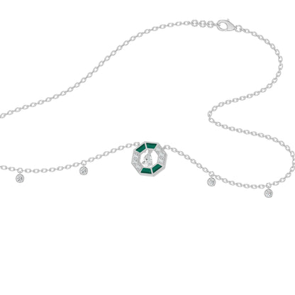 NJ-NLCP26604 18 KT / White Gold