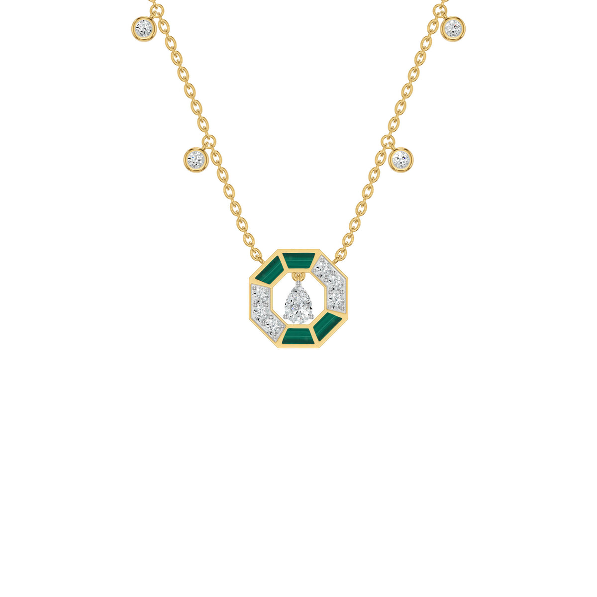 NJ-NLCP26604 18 KT / Yellow Gold