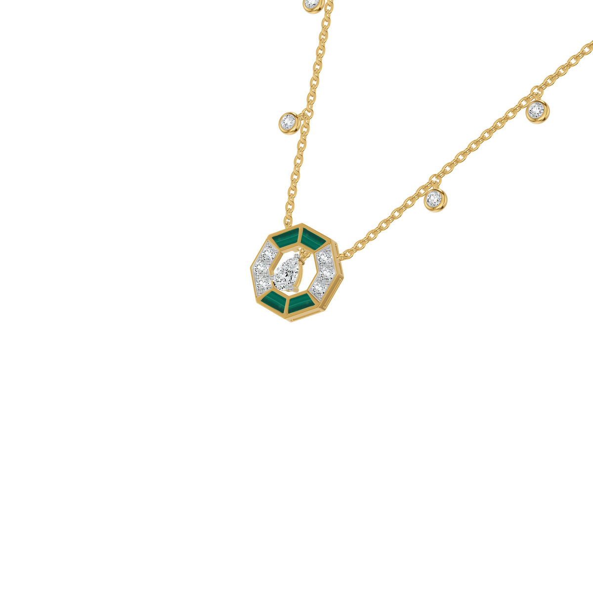 NJ-NLCP26604 18 KT / Yellow Gold