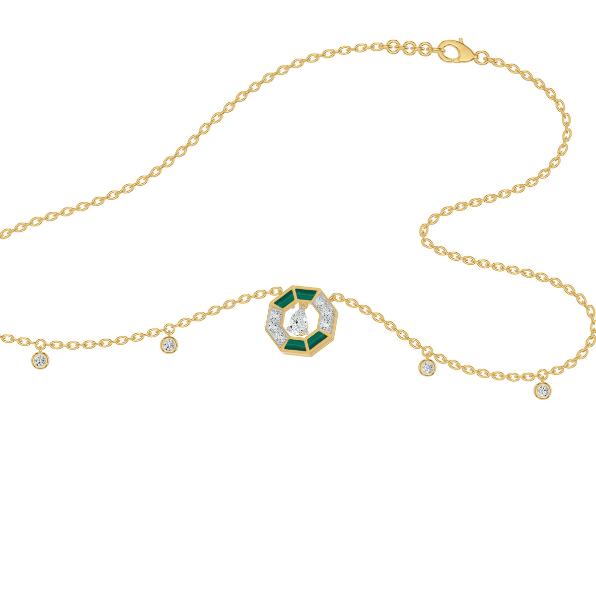 NJ-NLCP26604 18 KT / Yellow Gold