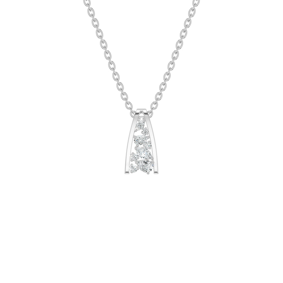 NJ-NLCP3840 18 KT / White Gold