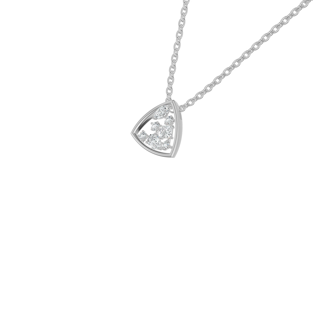 NJ-NLCP4054 18 KT / White Gold