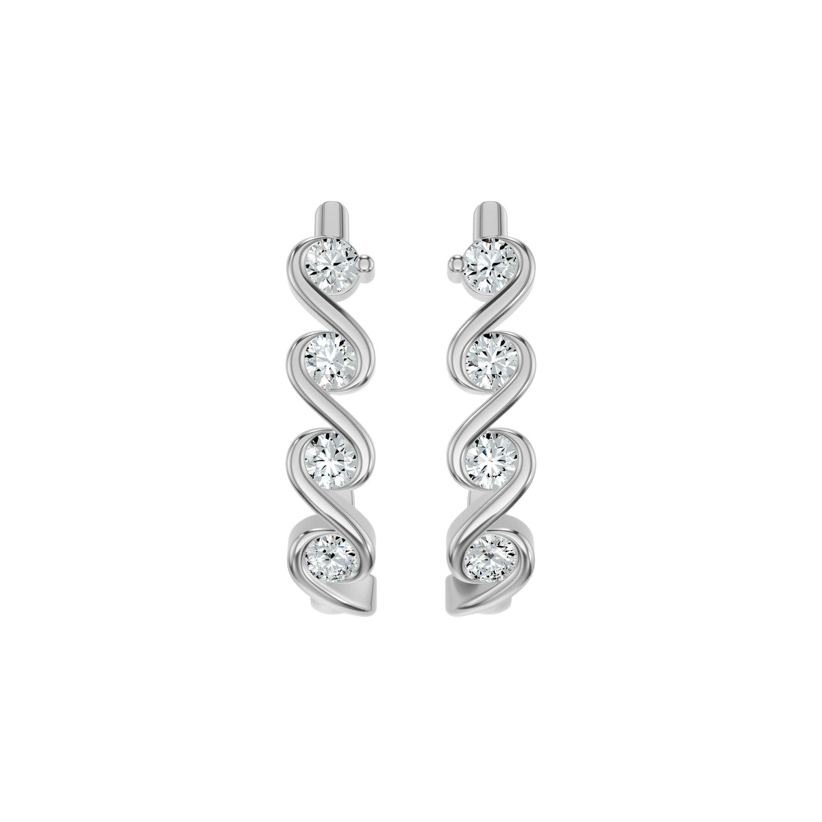 NJ-NMSER13101 18 KT / White Gold
