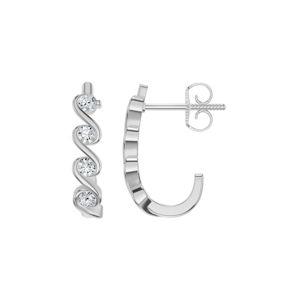NJ-NMSER13101 18 KT / White Gold