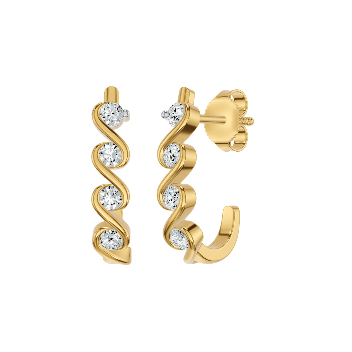 NJ-NMSER13101 18 KT / Yellow Gold