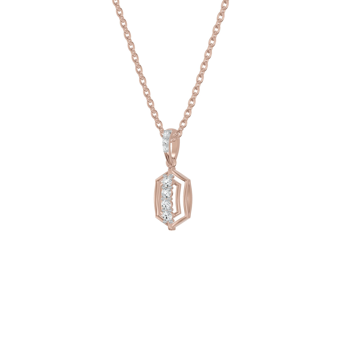 NJ-NSFP18410 18 KT / Rose Gold