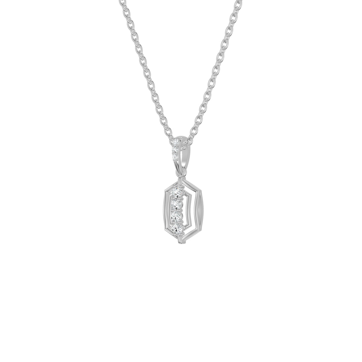 NJ-NSFP18410 18 KT / White Gold