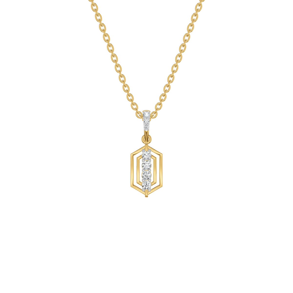 NJ-NSFP18410 18 KT / Yellow Gold