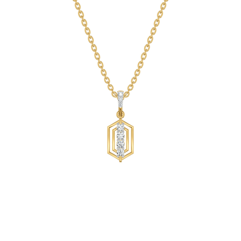 NJ-NSFP18410 18 KT / Yellow Gold