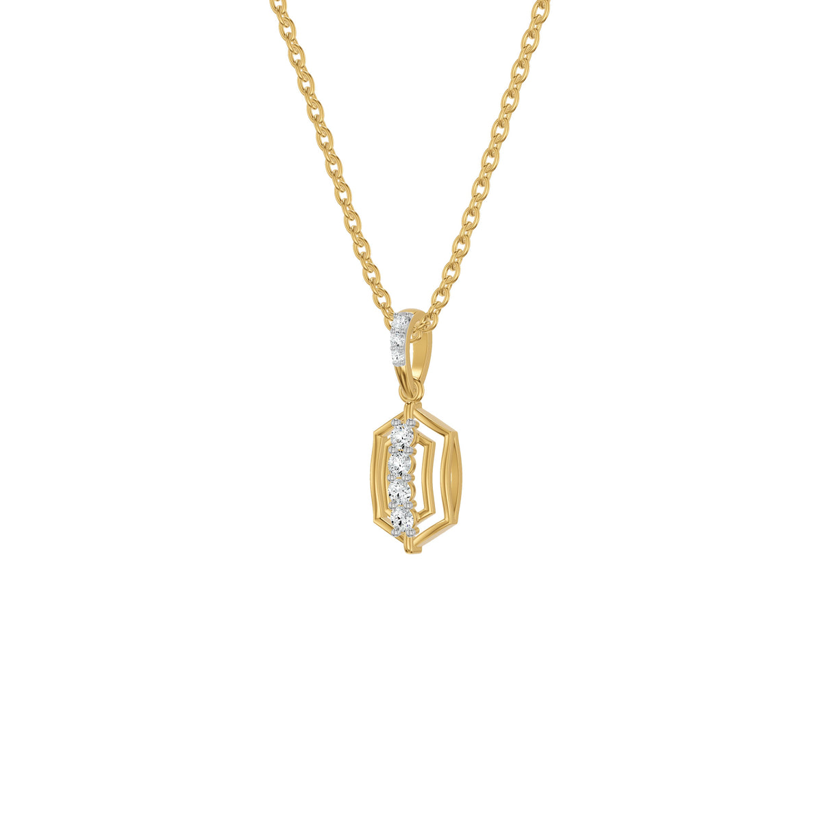 NJ-NSFP18410 18 KT / Yellow Gold
