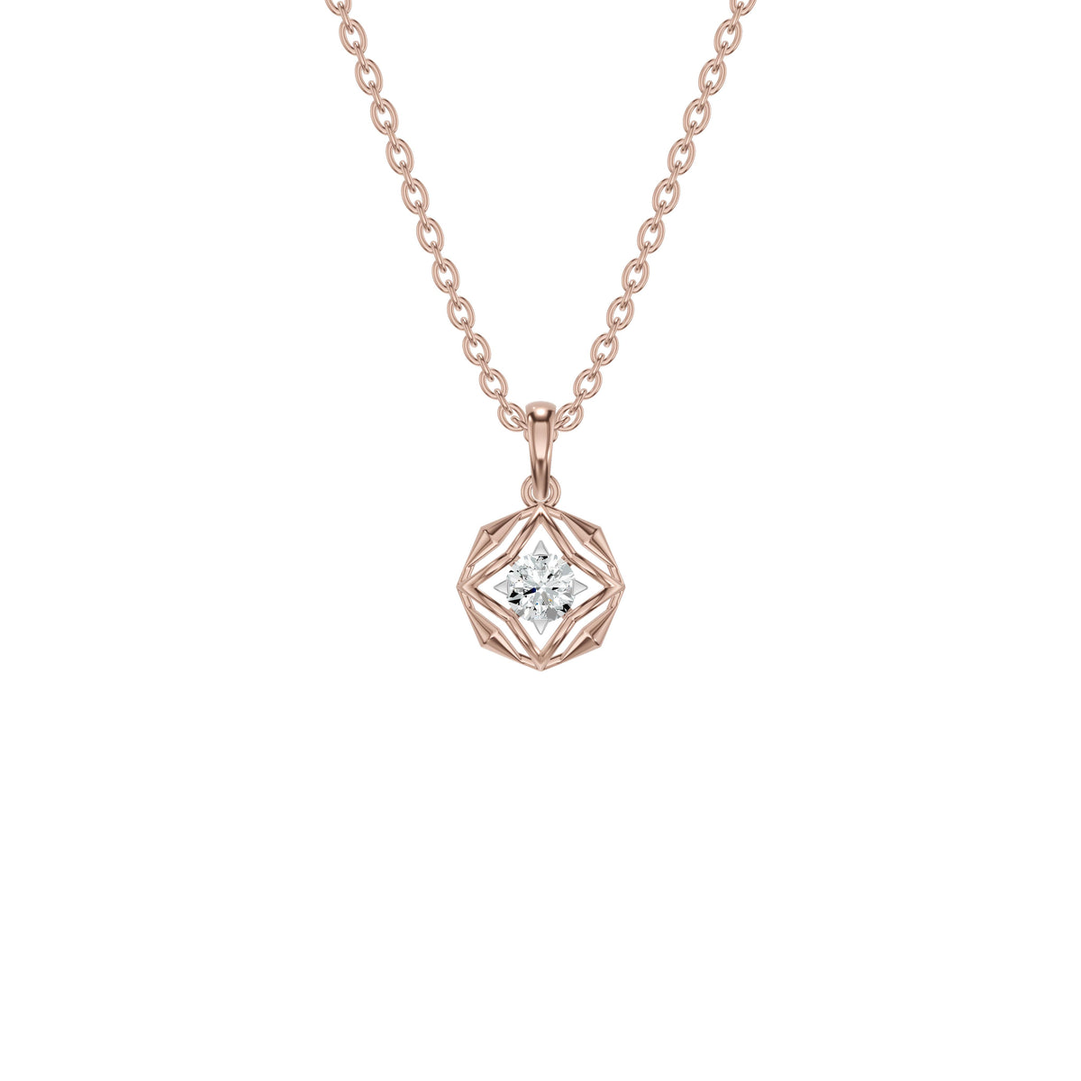NJ-NSFP23506 18 KT / Rose Gold