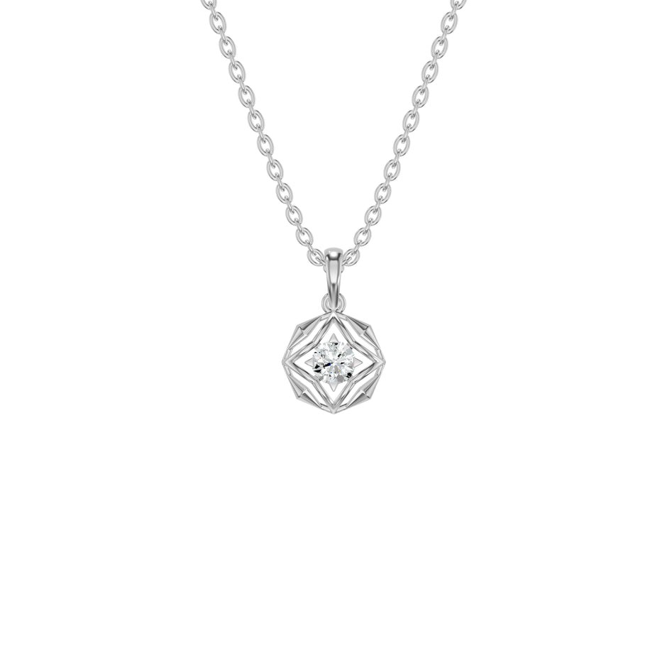 NJ-NSFP23506 18 KT / White Gold