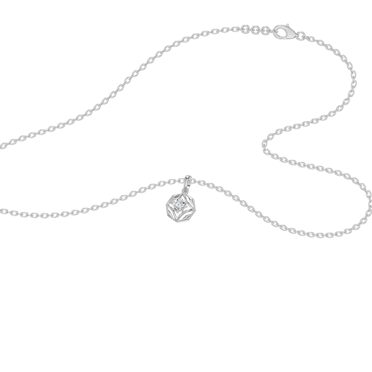 NJ-NSFP23506 18 KT / White Gold