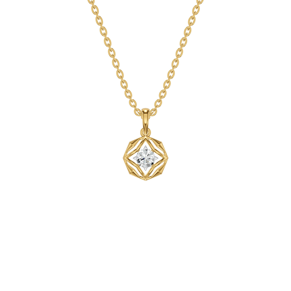 NJ-NSFP23506 18 KT / Yellow Gold