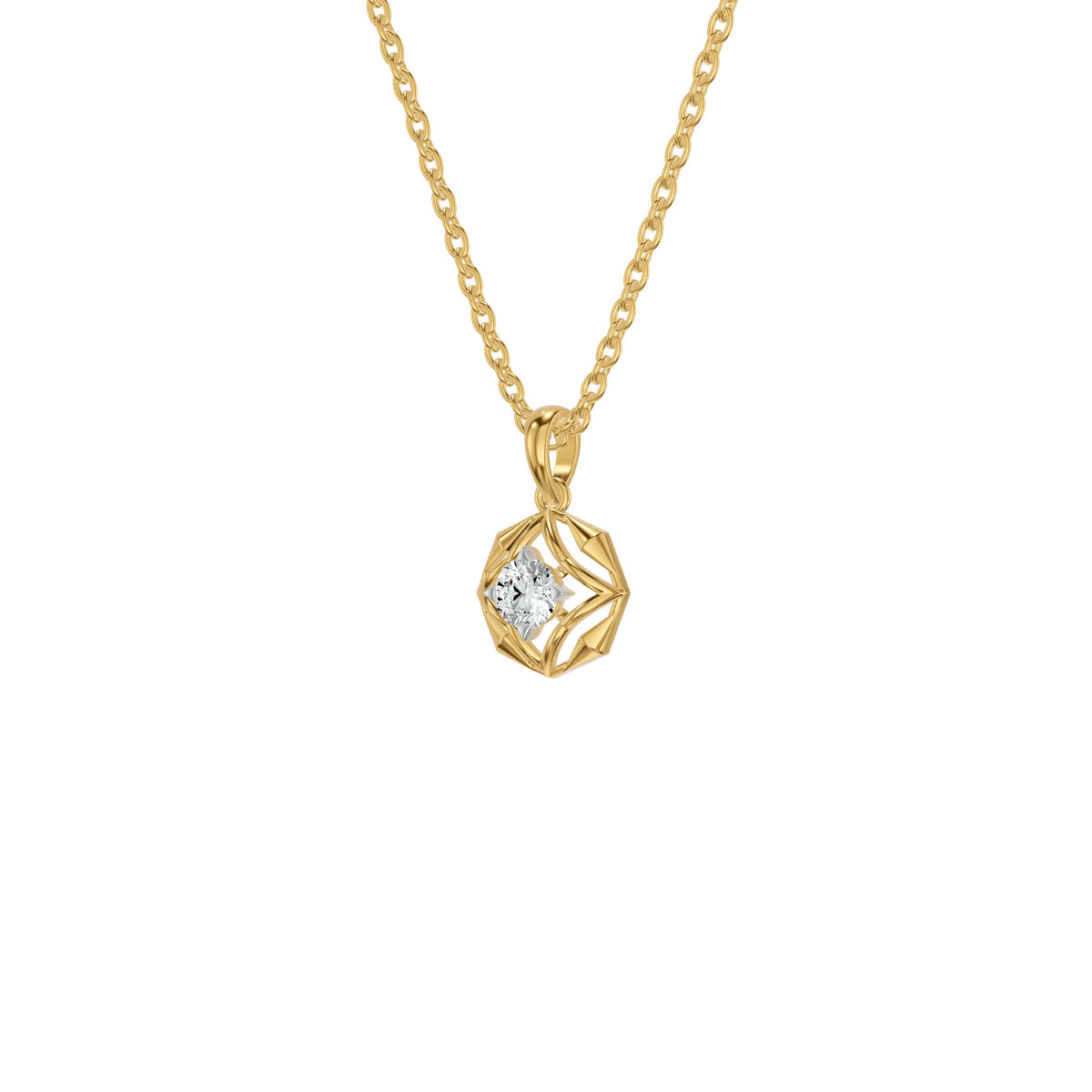 NJ-NSFP23506 18 KT / Yellow Gold