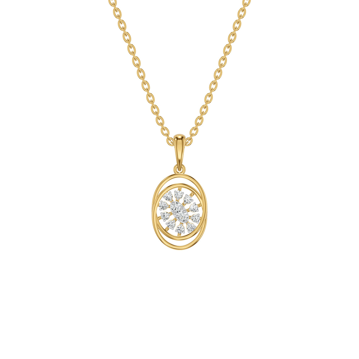 NJ-NSFP23807 18 KT / Yellow Gold