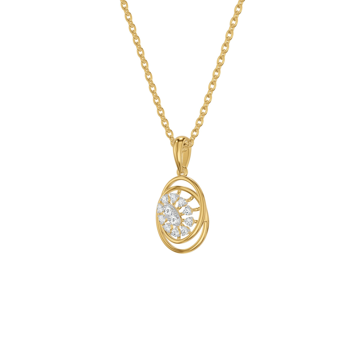 NJ-NSFP23807 18 KT / Yellow Gold