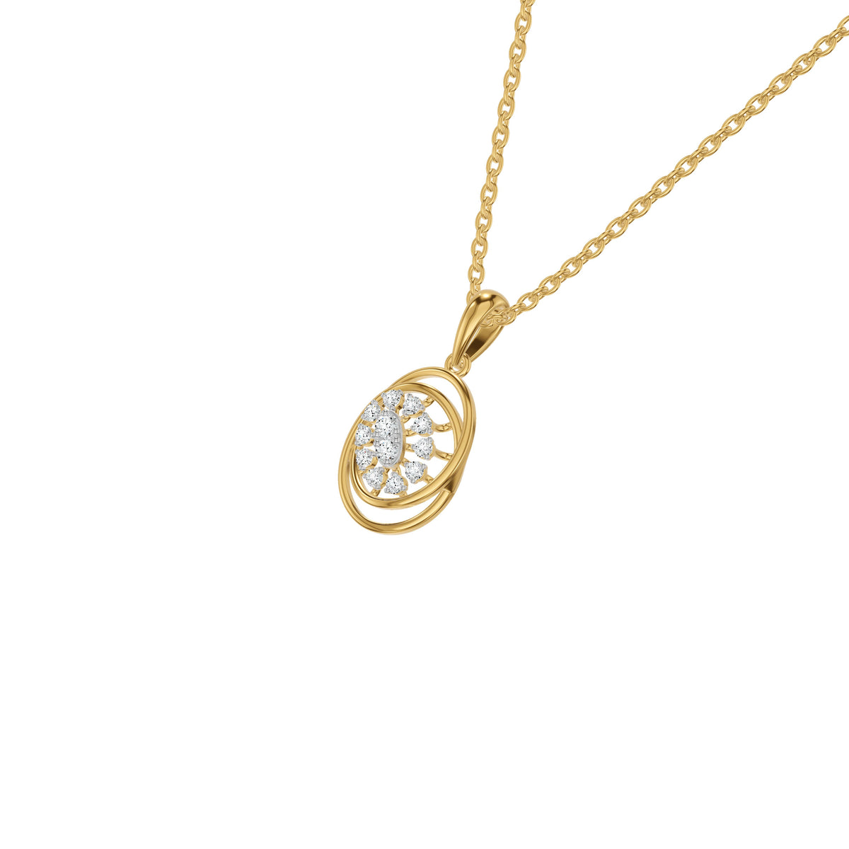 NJ-NSFP23807 18 KT / Yellow Gold
