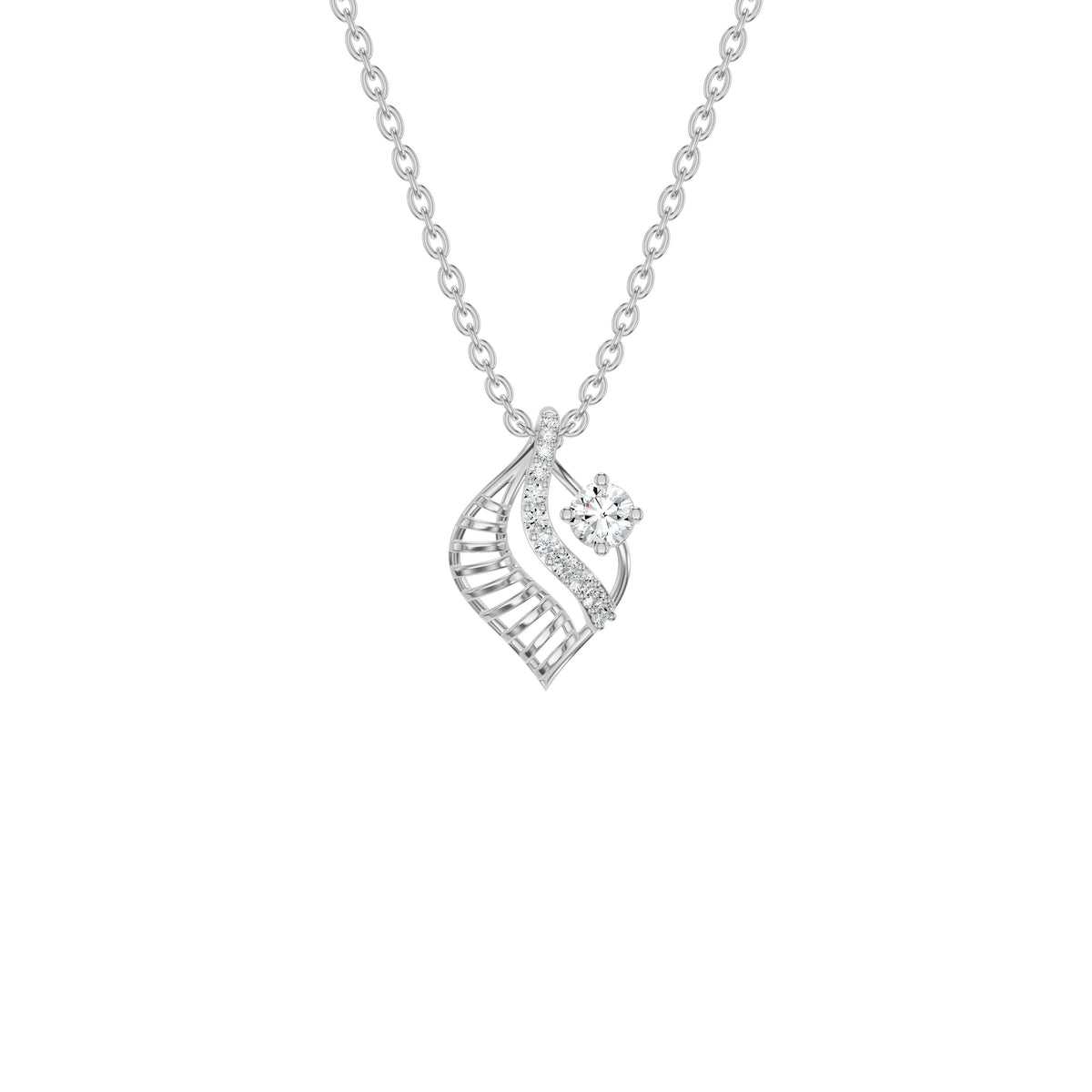 NJ-NSFP24209 18 KT / White Gold