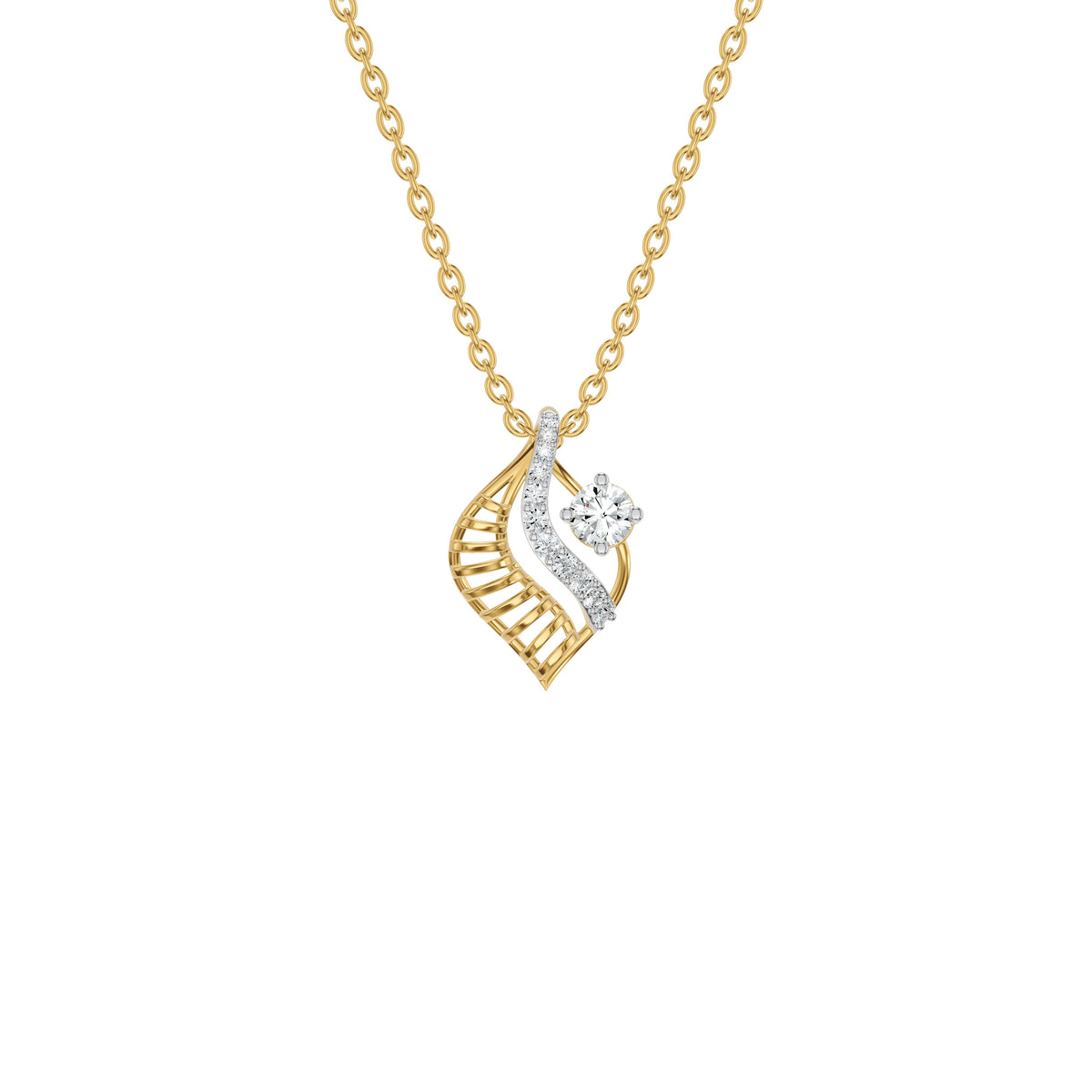 NJ-NSFP24209 18 KT / Yellow Gold
