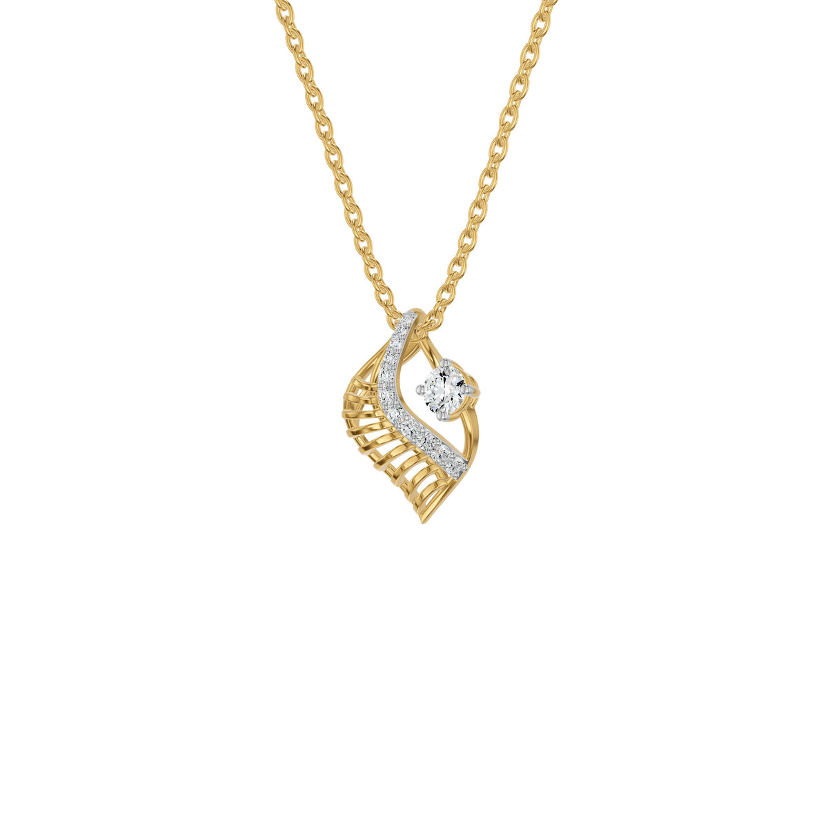 NJ-NSFP24209 18 KT / Yellow Gold
