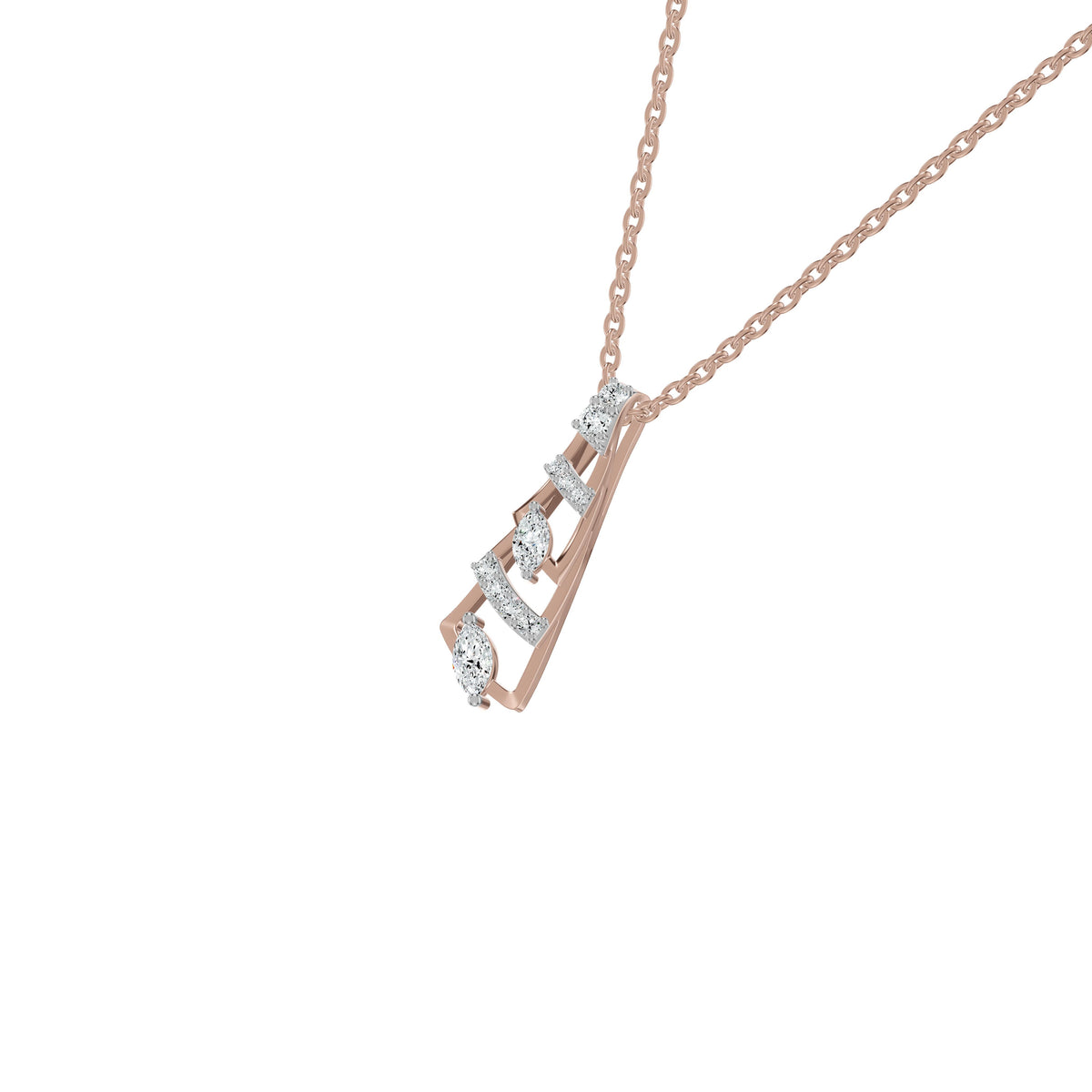 NJ-NSFP24704 18 KT / Rose Gold