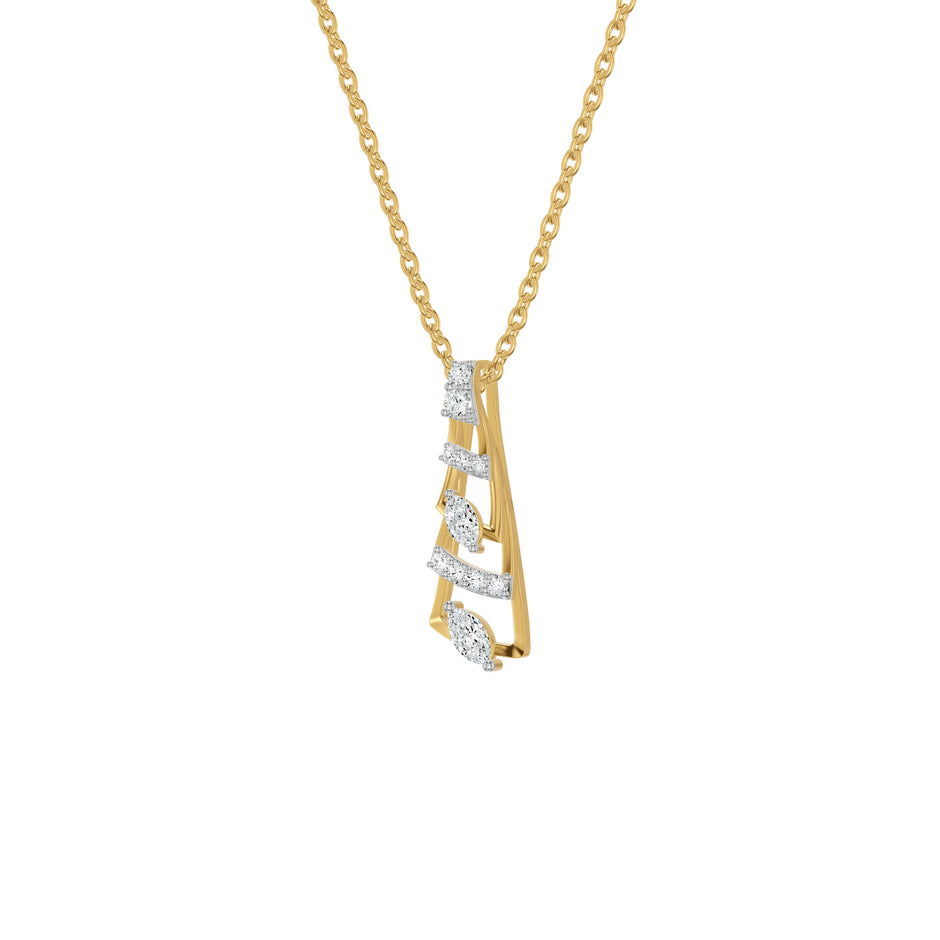 NJ-NSFP24704 18 KT / Yellow Gold