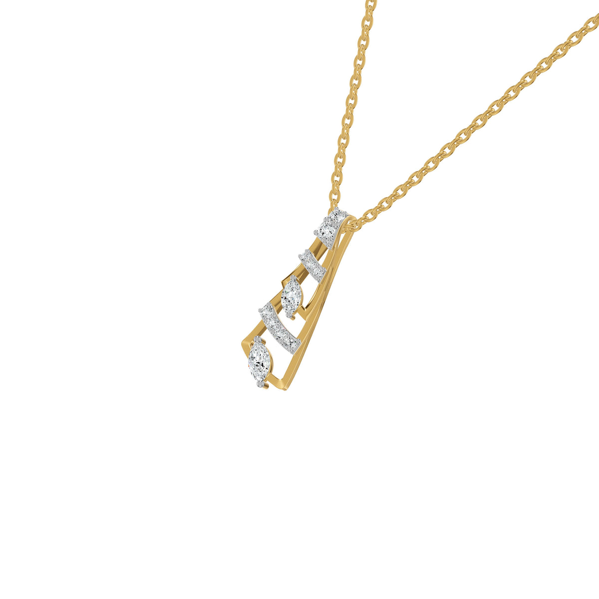 NJ-NSFP24704 18 KT / Yellow Gold