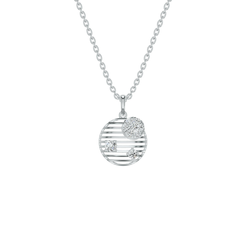 NJ-NSFP28906 18 KT / White Gold