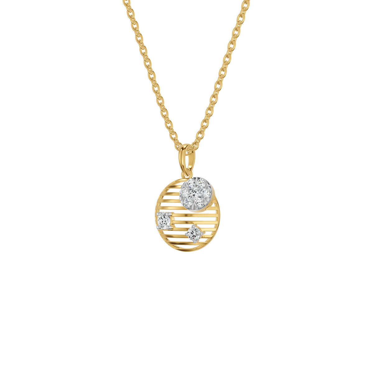 NJ-NSFP28906 18 KT / Yellow Gold