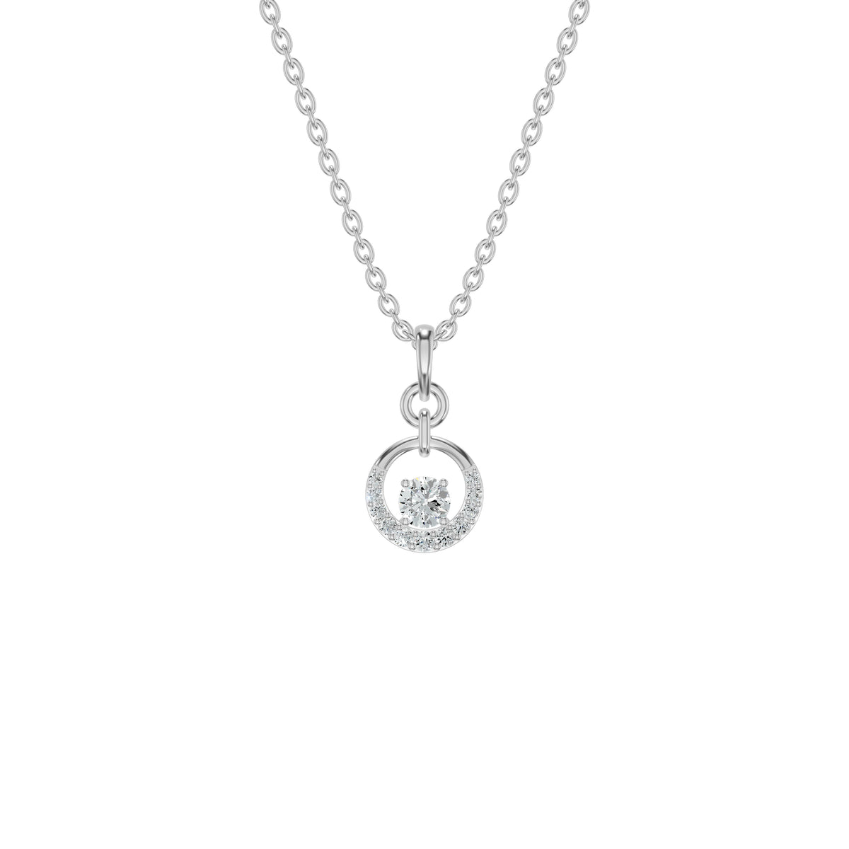 NJ-NSFP29110 18 KT / White Gold