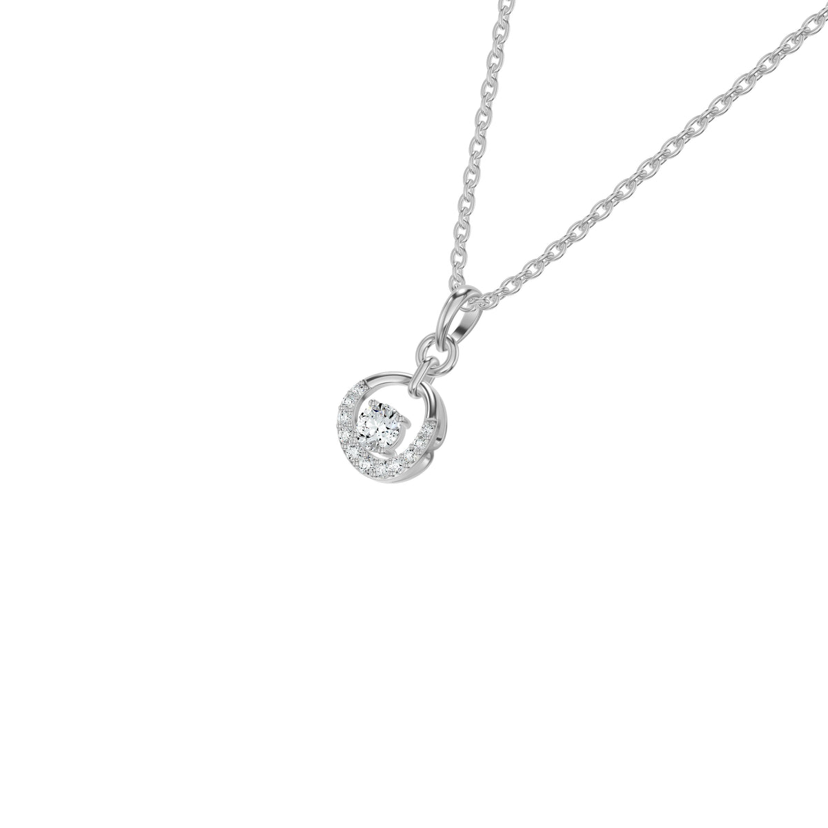 NJ-NSFP29110 18 KT / White Gold