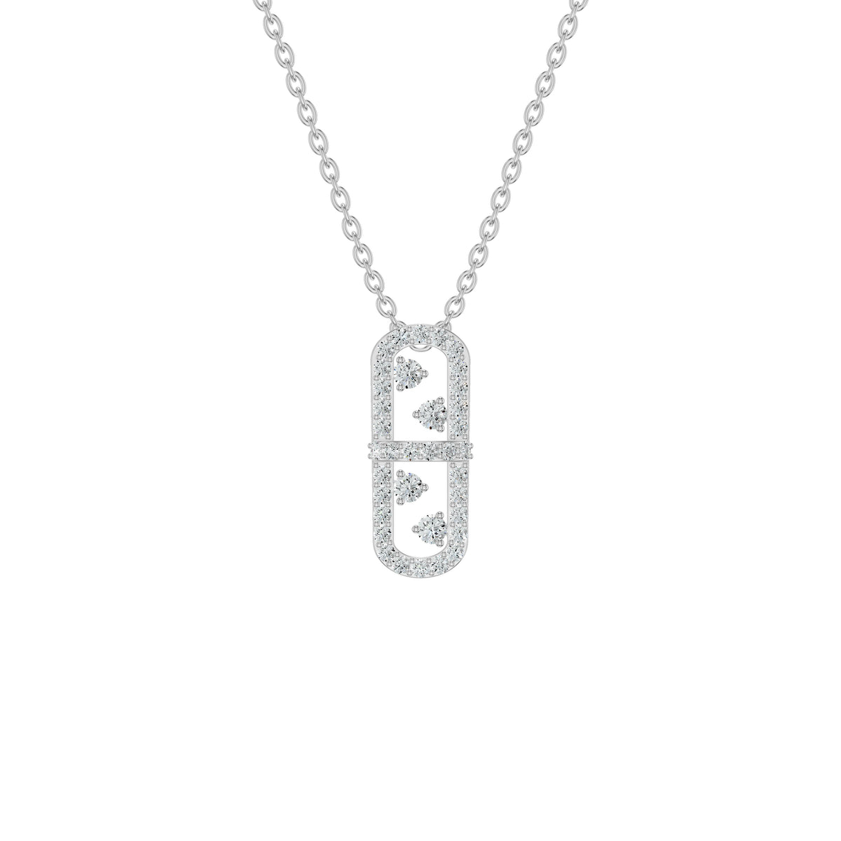 NJ-NSFP4082 18 KT / White Gold