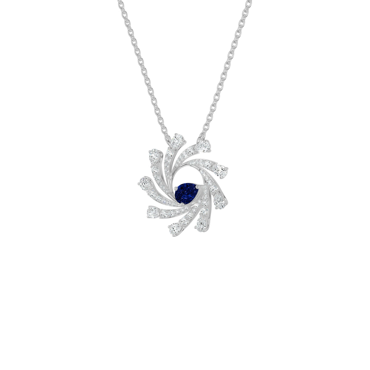 NJ-XLCP3001 18 KT / White Gold