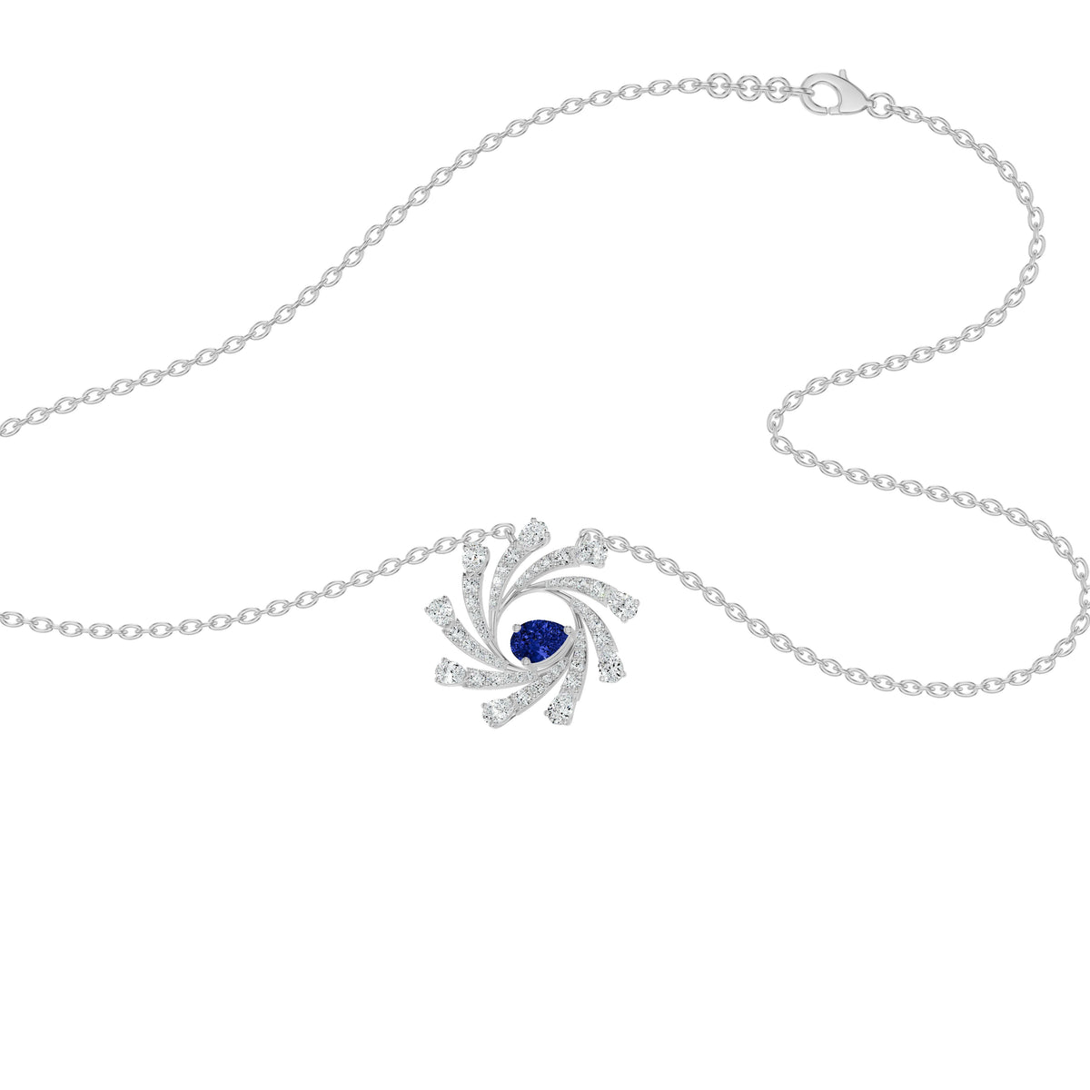 NJ-XLCP3001 18 KT / White Gold