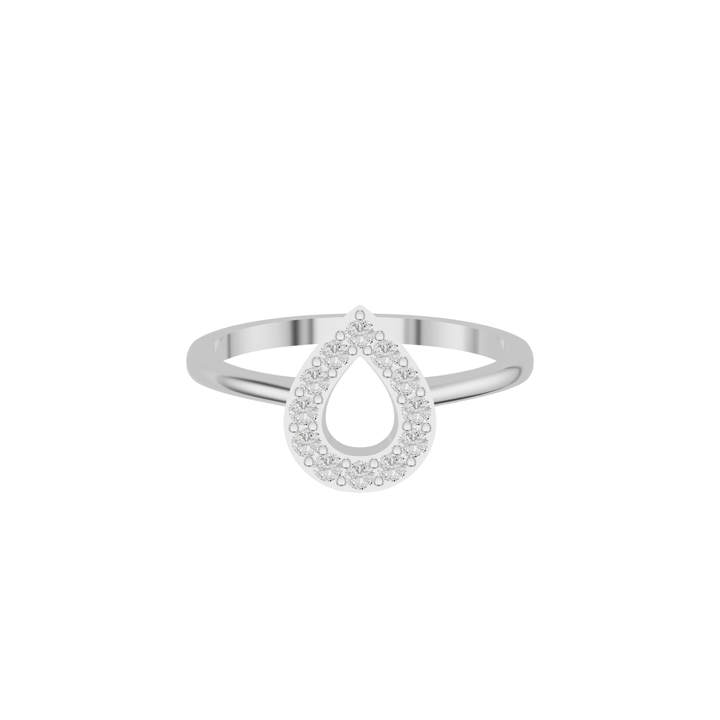 OJ-LR-16614A 18 KT / White Gold / 18
