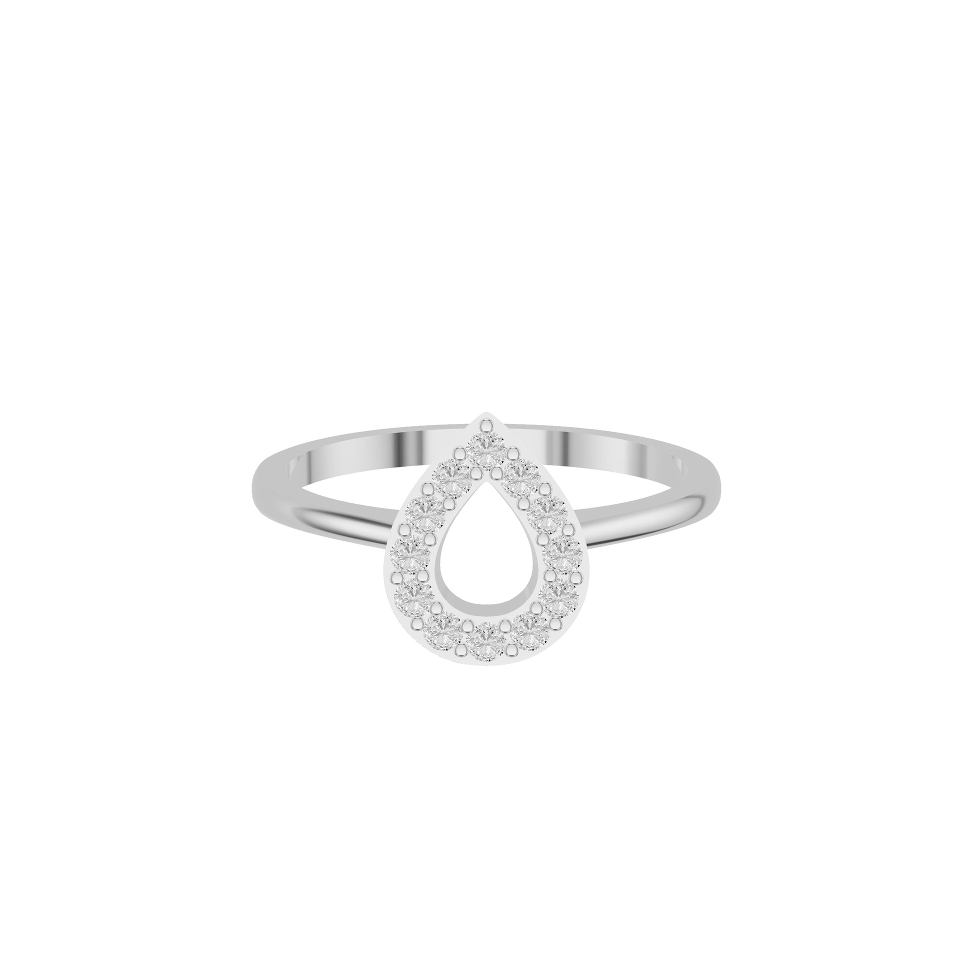 OJ-LR-16614A 18 KT / White Gold / 18