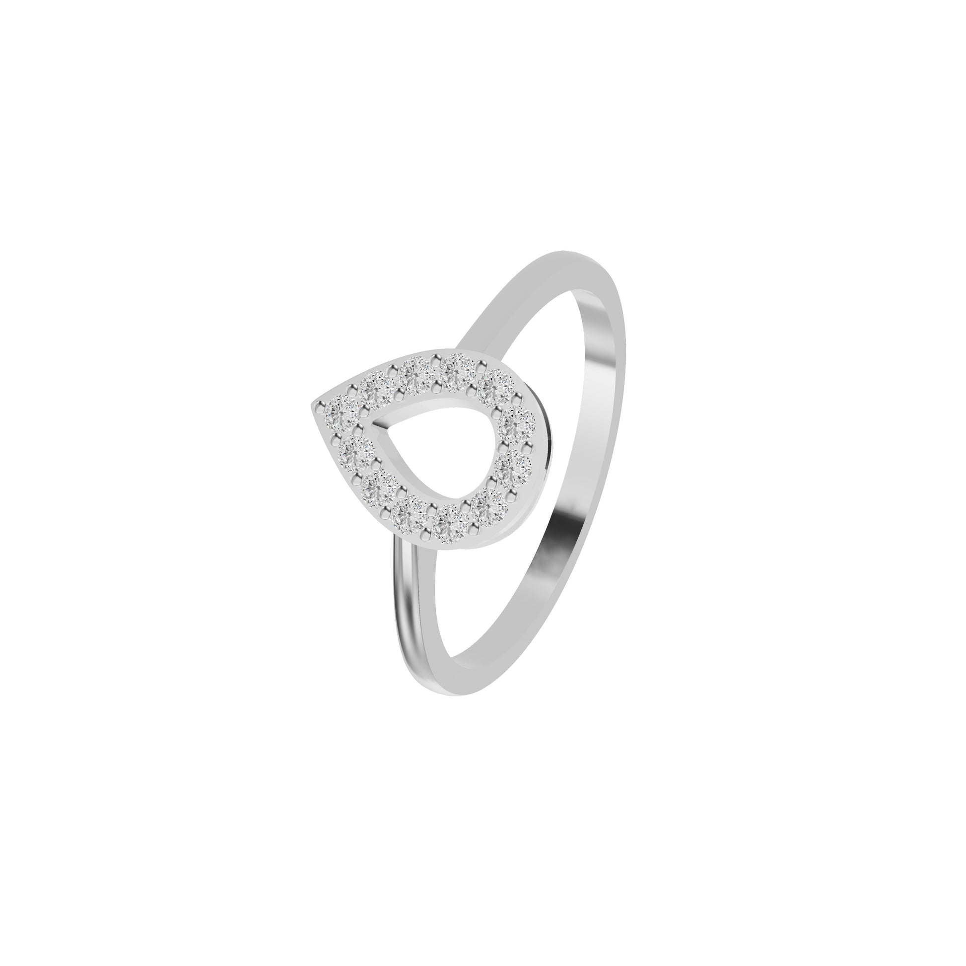 OJ-LR-16614A 18 KT / White Gold / 18