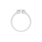 OJ-LR-16614A 18 KT / White Gold / 18
