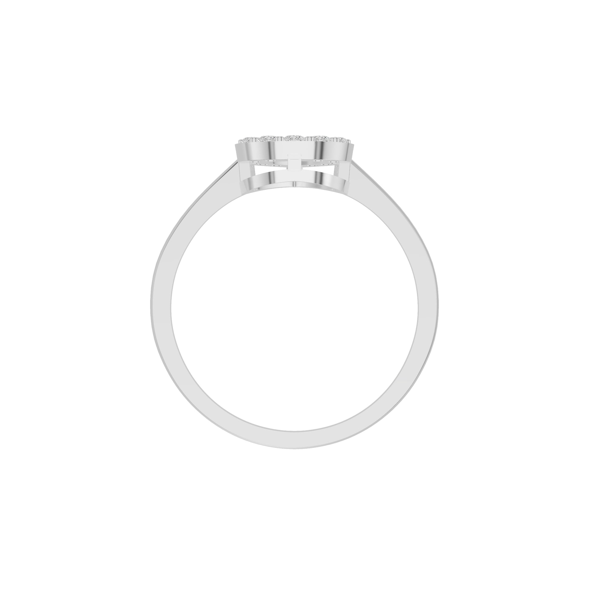 OJ-LR-16614A 18 KT / White Gold / 18