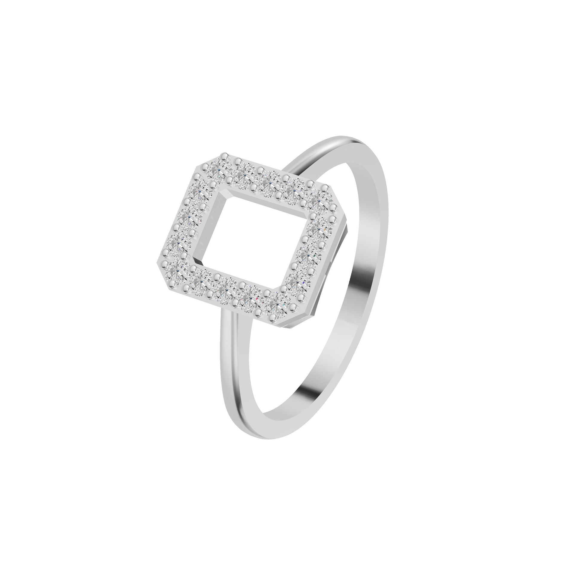 OJ-LR-16617A 18 KT / White Gold / 18