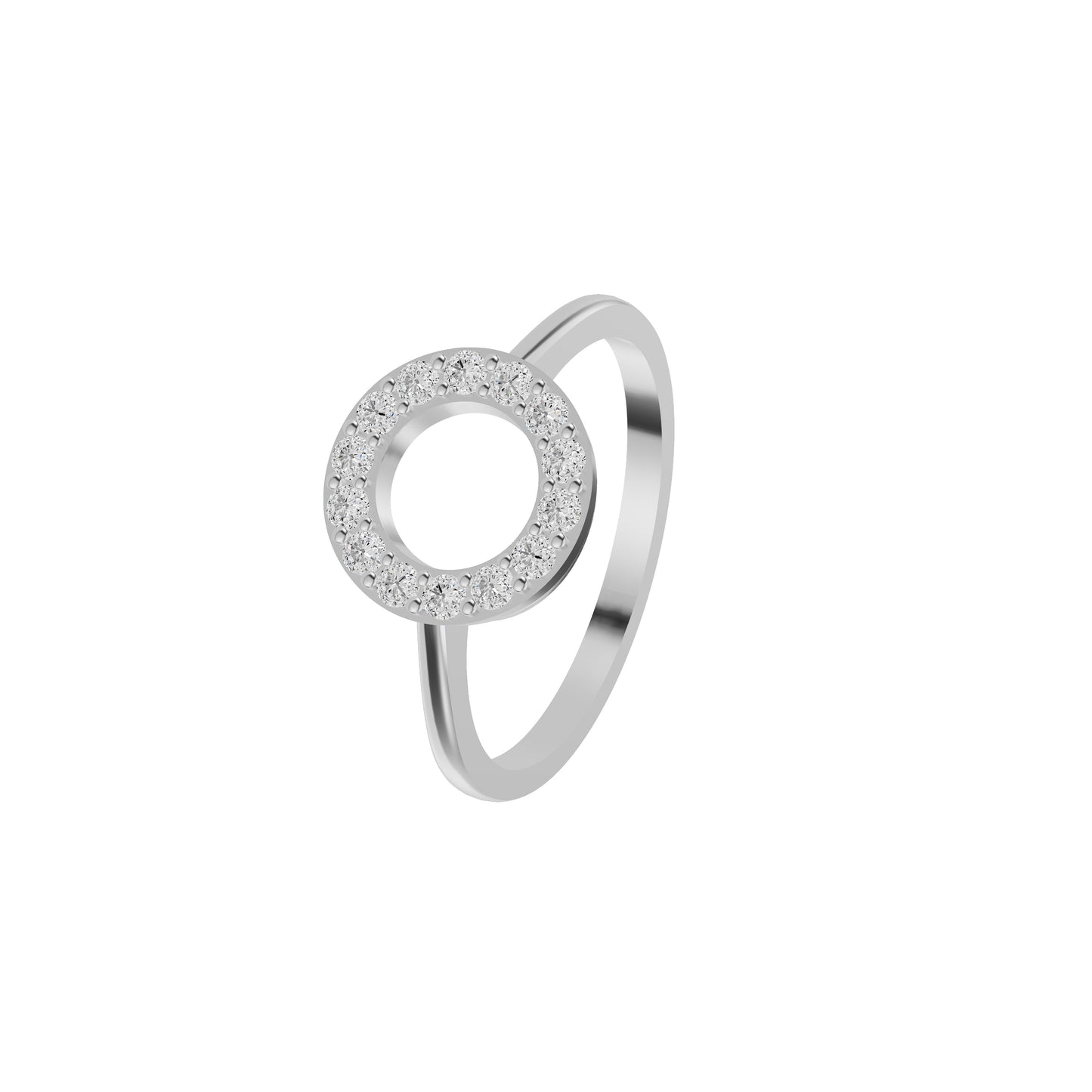 OJ-LR-16621A 18 KT / White Gold / 18
