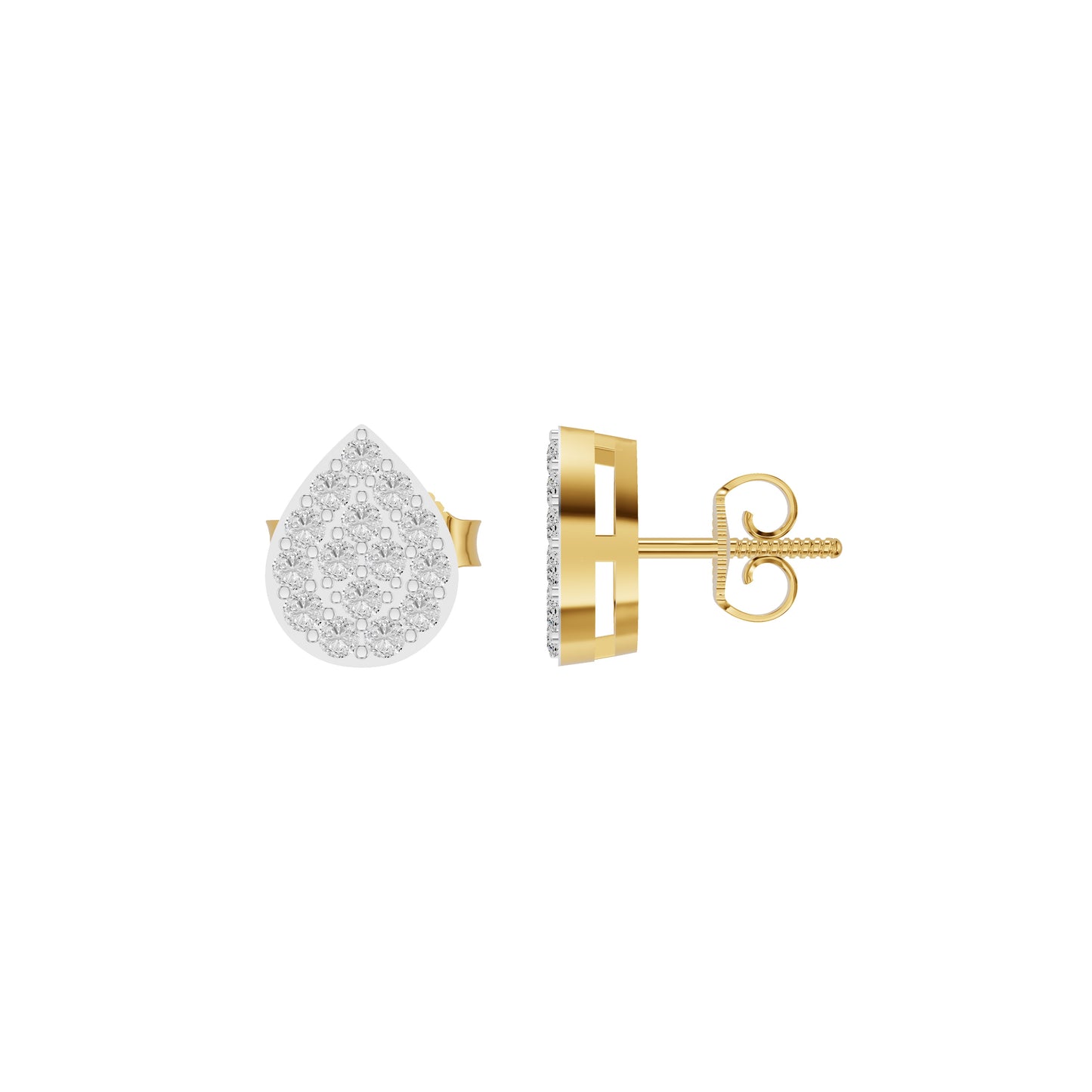 OJ-PS-5219EA 18 KT / Yellow Gold