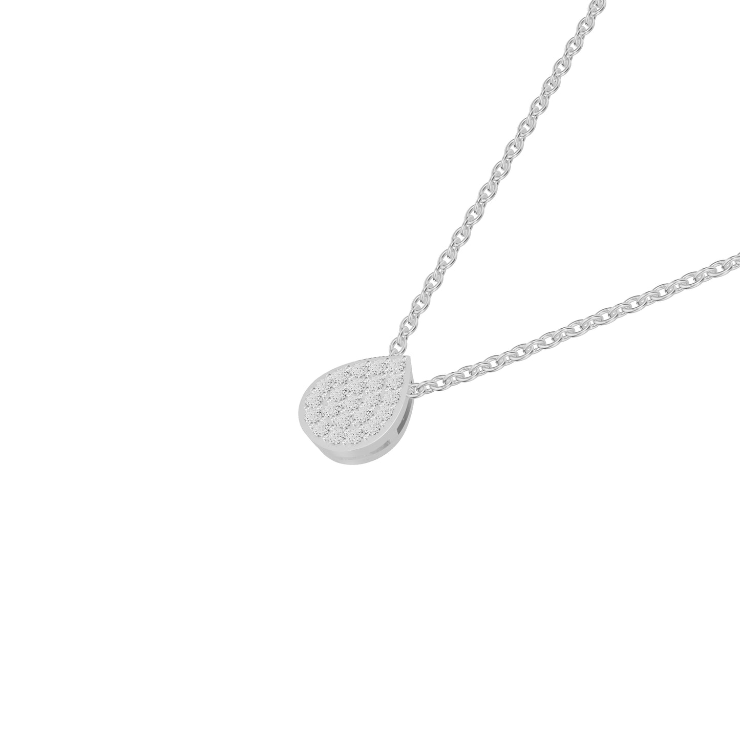 OJ-PS-5219PA 18 KT / White Gold