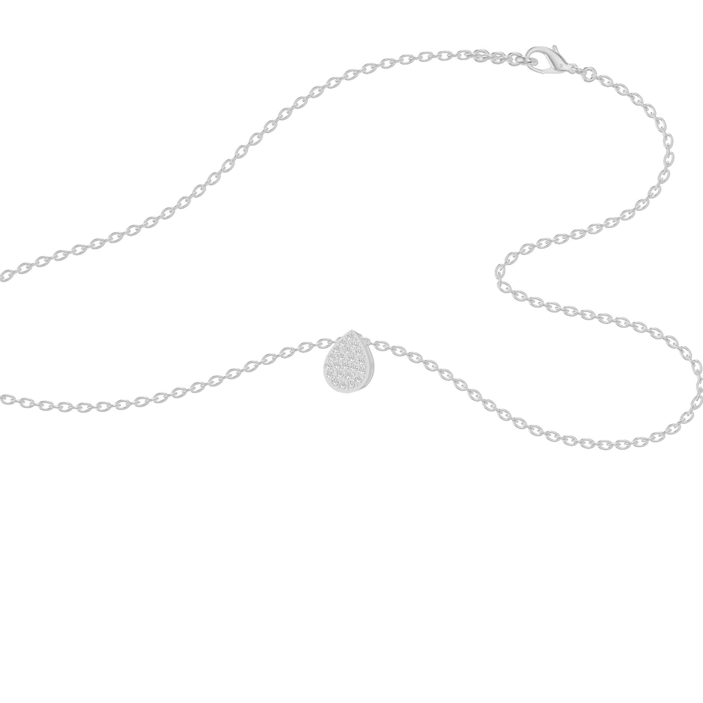 OJ-PS-5219PA 18 KT / White Gold